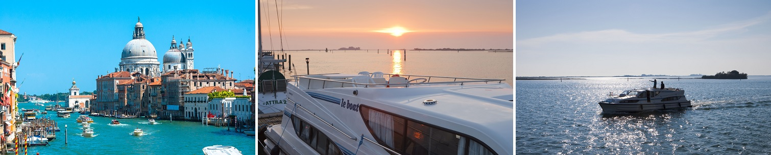 Riverboats in Venice