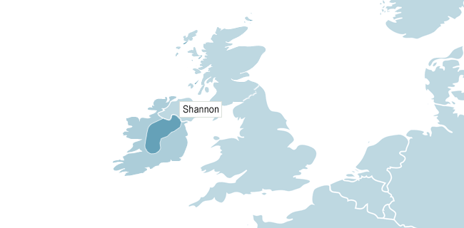 Map of Shanon