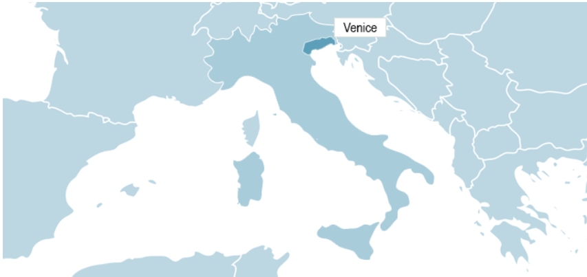 Map of Venice