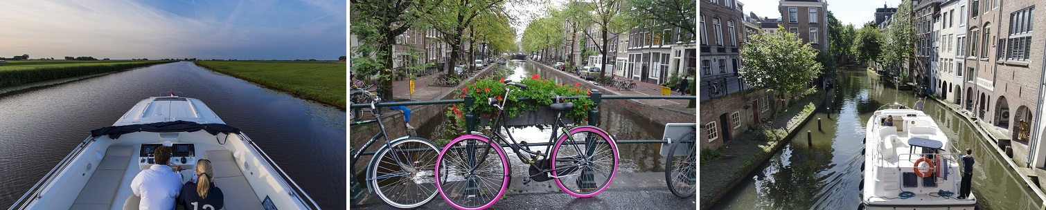 Riverboats in The Netherlands