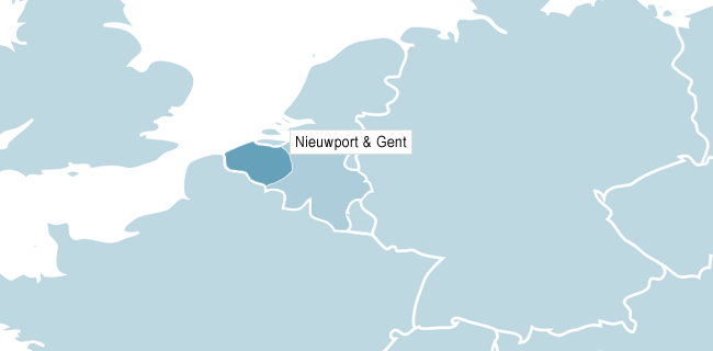 Map of Flanders