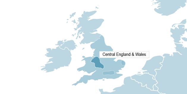 Map of Manchester
